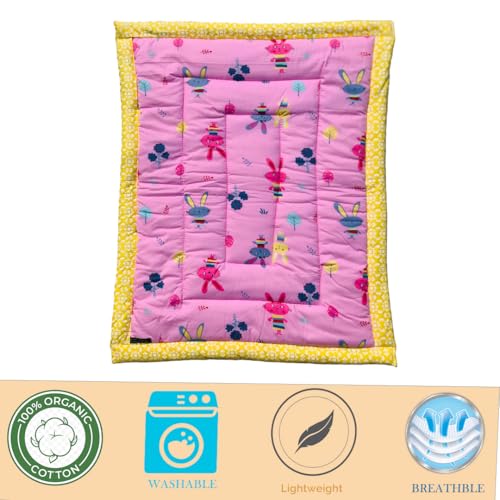 Image of Bedding Mattress for Cotton, Baby Sleeping Bed Set Godari Baby Cradle |Sleeping Mat |Multi Purpose Cushioned Bed |Baby Bed for 0 to 2 Years.