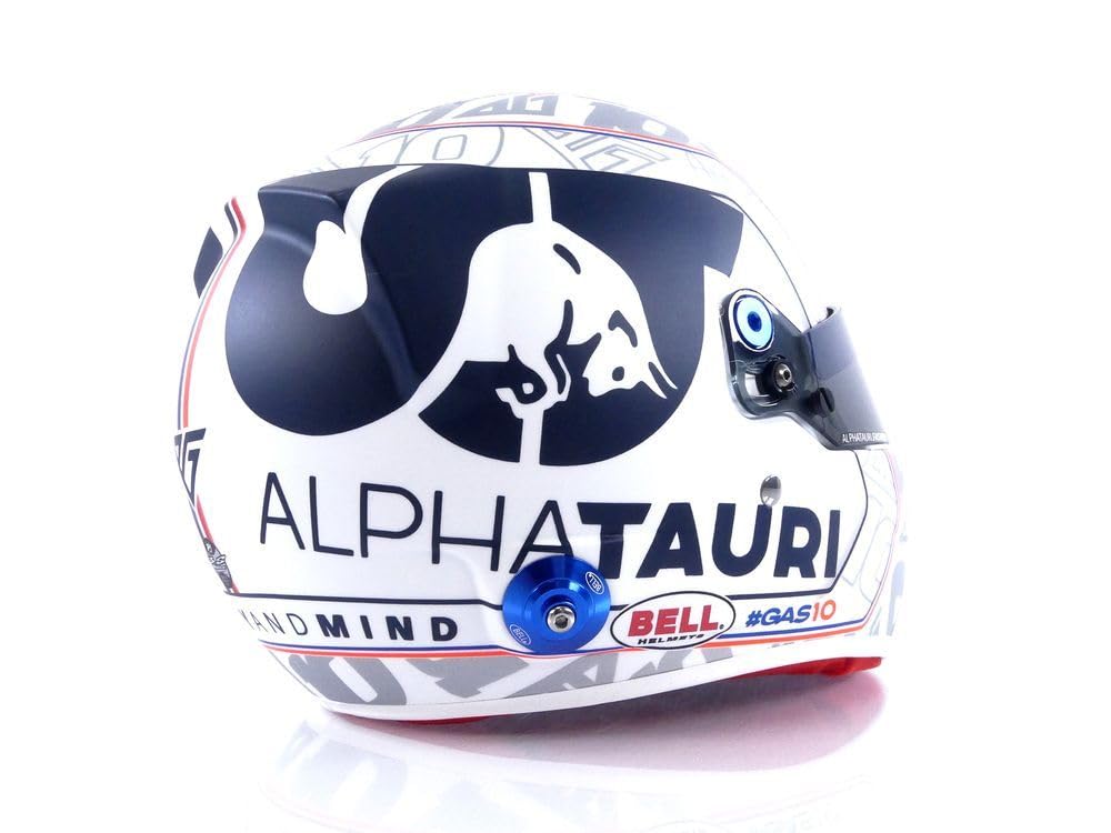 MINI HELMET - Cas Pierre Gasly - Alpha Tauri French GP 2022-1/2