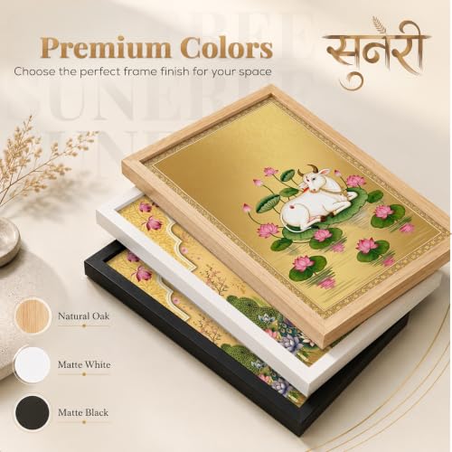Image of Suneree Traditional Indian Wall Art - Set of 2 (ART 20, 13x19 INCHES)