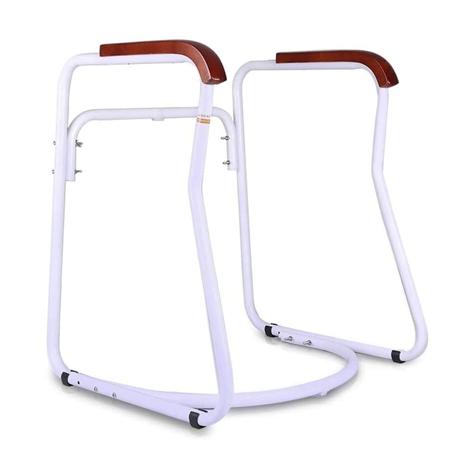 FKXSXAZ Bathroom Grab Bars, Anti-Slip Handrail for Elderly Senior Handicap Disabled Toilet Seat Adjustable Surround Frame Anti-slip Bar(Solid Wood Handrails)