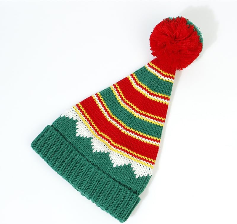 FGSS Christmas Beanie Hat for Women Knit Warm Slouchy Beanie Skull Caps for Winter Festival Holiday - Image 6