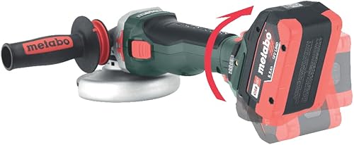 Miniatura 2 de Metabo Kit de amoladora angular inalámbrica de 18 V de 6 pulgadas  Interruptor de paleta  Freno  WPB 18 LTX BL 15-150 Quick DS Kit