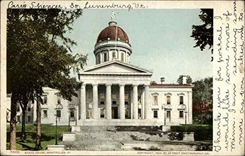 State House Montpelier, Vermont VT Original Antique Postcard