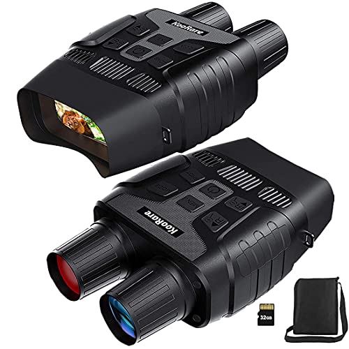 Night Vision Binoculars Night Vision Goggles Digital Infrared Goggles Night Vision for Adults Hunting Binoculars Day and Night Night Vision Scope for Hunting,Spotting,Surveillance with 32G Card