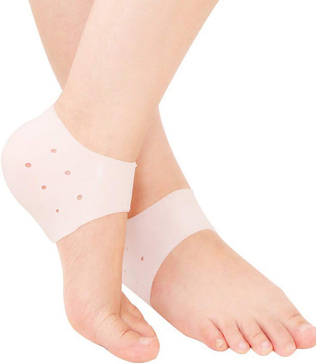 2 Pairs Gel Heel Cushion Pads, Gel Heel Protectors, Heel