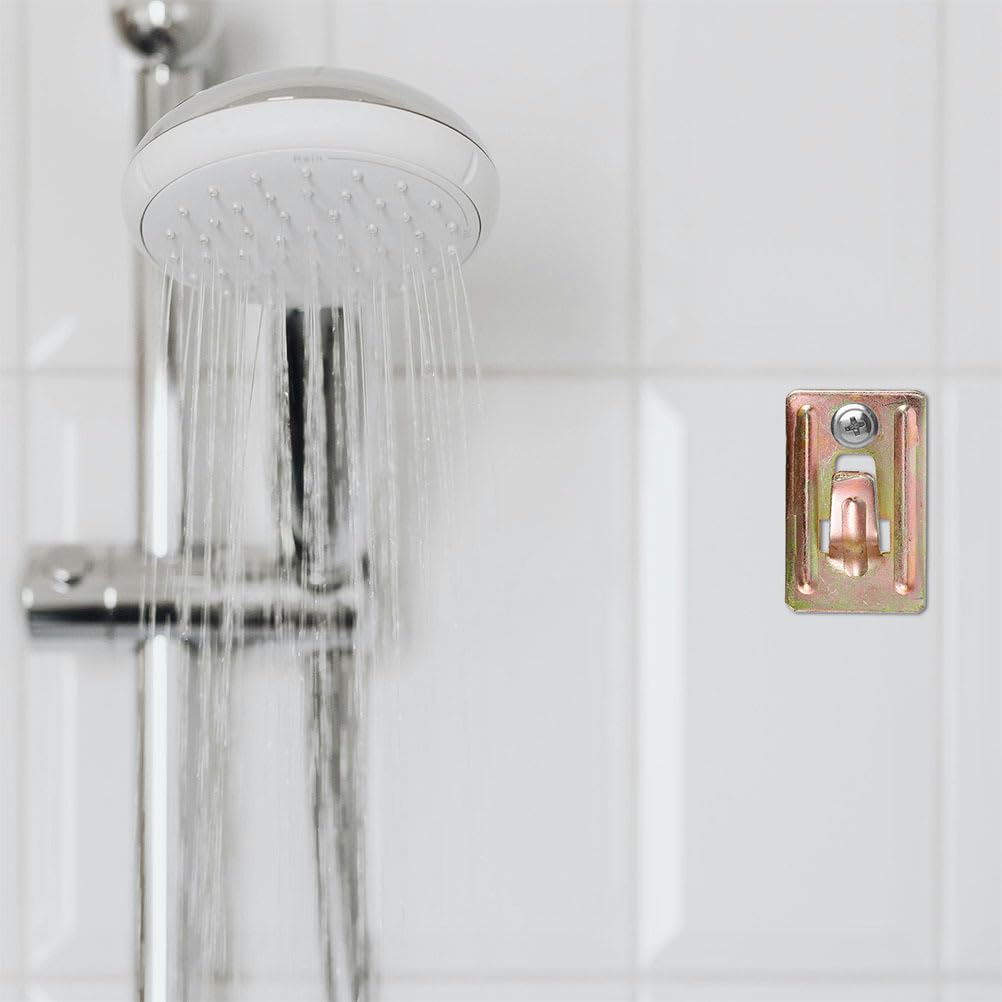 Uonlytech Kit De Montage Mural Pour Chauffe-Eau 8 Pièces Support Creux En Acier Doré Avec Crochets Antidérapants Et Vis Pour Installation Facile Sur Murs Creux