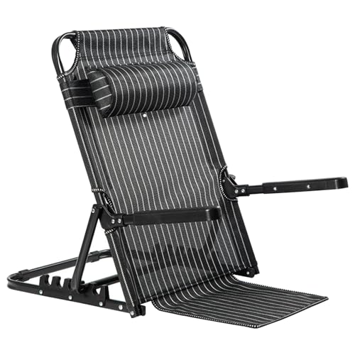 Dossier de lit matelas réglable à 7 positions,matelas de dossier d'appui-tête amovible,tapis de plage avec dossie,chaise longue de plage pliable,chaise de...