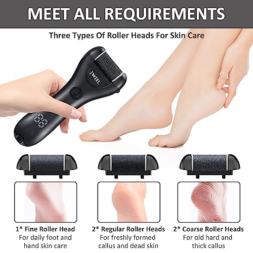 Electric Foot Callus Remover, Rechargeable Portable Electronic Foot File Pedicure Kit - Image 3