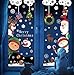 Voqeen Natale Vetrofanie Finestre Sticker Natale Adesivi Porta Addobbi Rimovibile Statico Adesivi per Casa Fai da Te Murali da Parete Decorazione Babbo Natale Vetrina Wallpaper