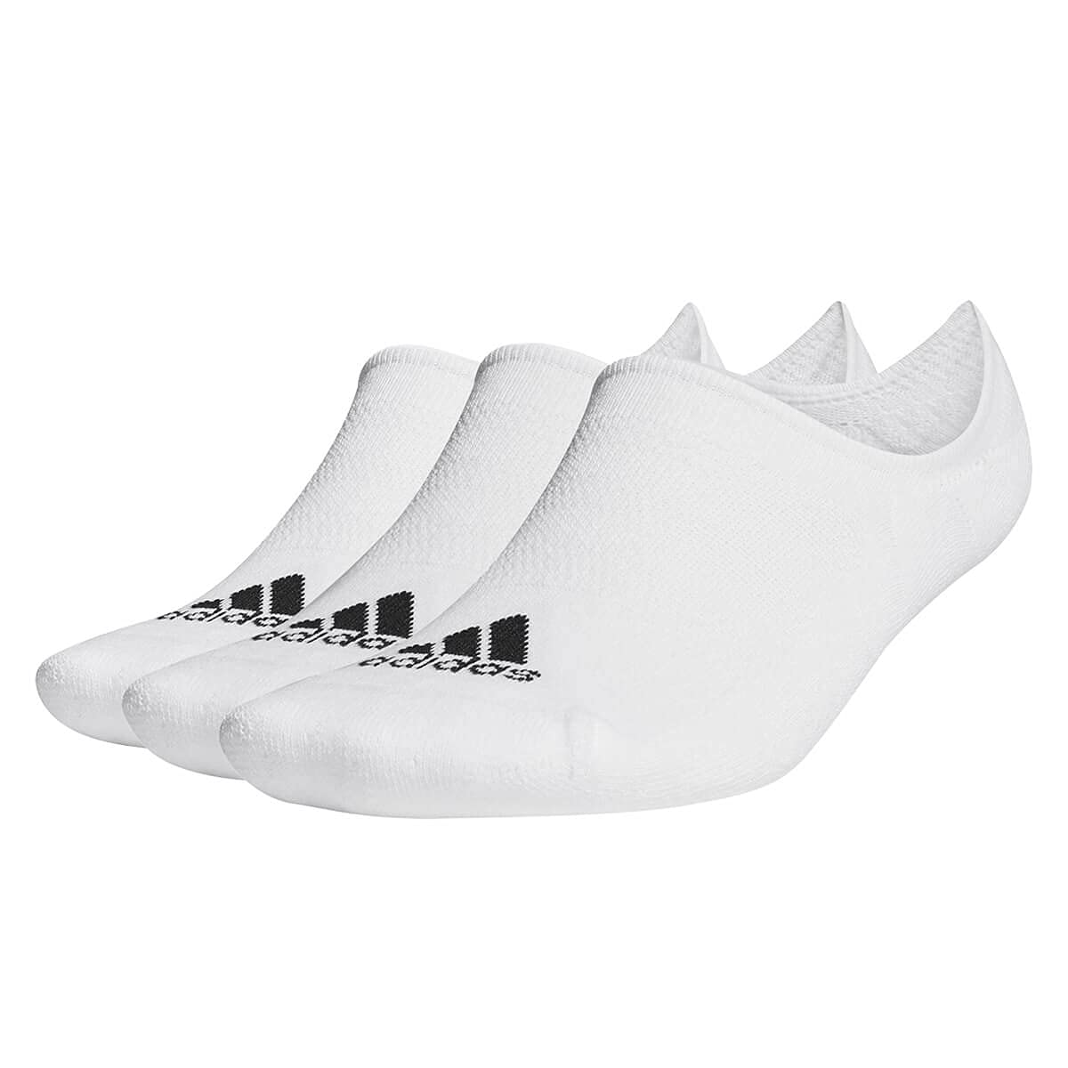 Adidas Men's White Low Socks 3 Pack Xl (12-14.5)