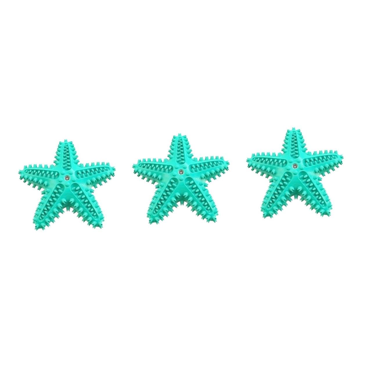 3 Piezas mordedores para Estrellas de mar, Juguete para Perros, Juguete para Perros Delicioso, Juguete de Cepillo de para Perros, Juguete para Masticar para Mascotas, Accesorios para