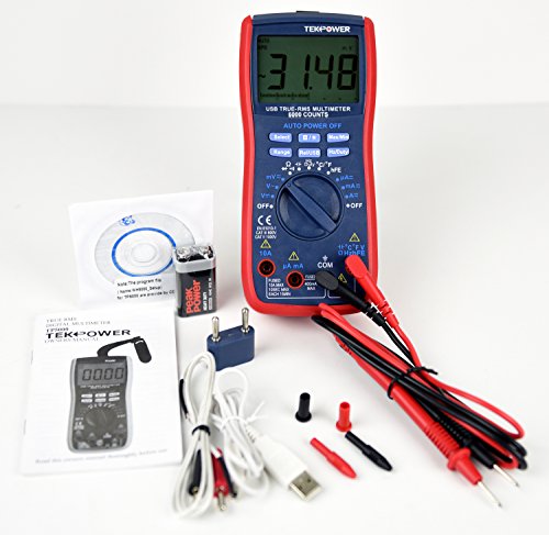 Tekpower Smart Meter TP5000 6000 Counts True RMS Multimeter with RS232 connection, Bar Graph and Clip - Thumbnail 6