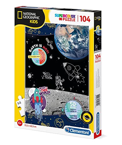 Puzzle 104 pièces : National Geographic Kids : Espace Clementoni Puzzles - vue 2