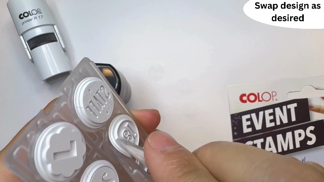 COLOP Printer R17 Event Hand Stamp Set with UV Ink, Special Event