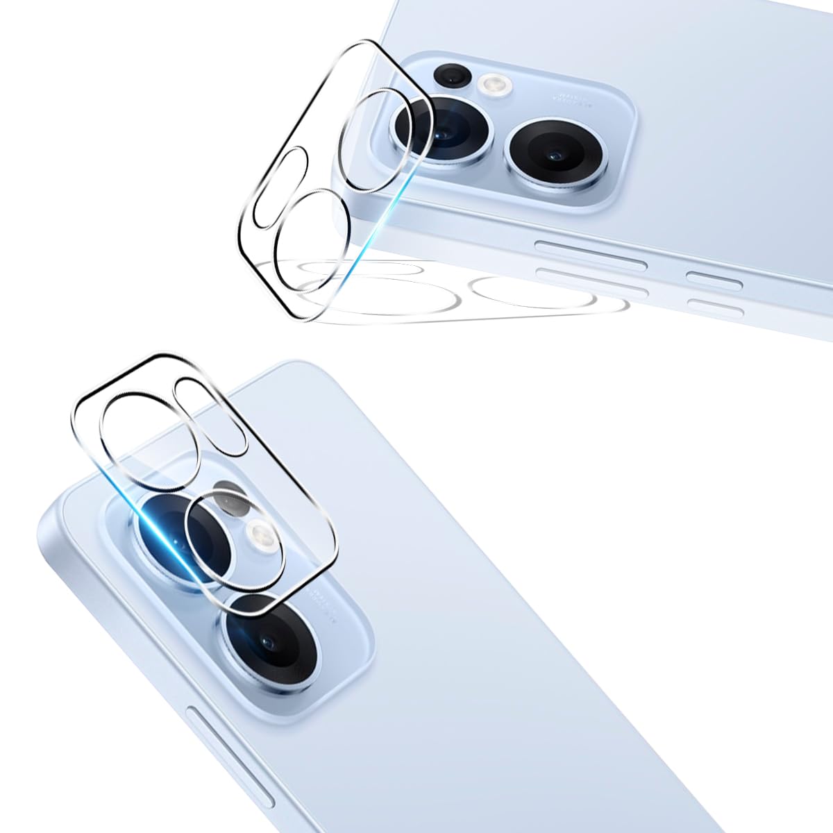 Amazon | 用 OPPO Reno13A カメラフィルム 2枚【2枚セット 日本旭硝子