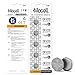 hilocell CR1220 3V Lithium Battery 5 Pack, CR 1220 Button Cell Batteries for Watch, Remote Control, Calculator 40 mAh High Capacity, 5-Year Shelf Life, CE & ROHS Certified (5 Count)