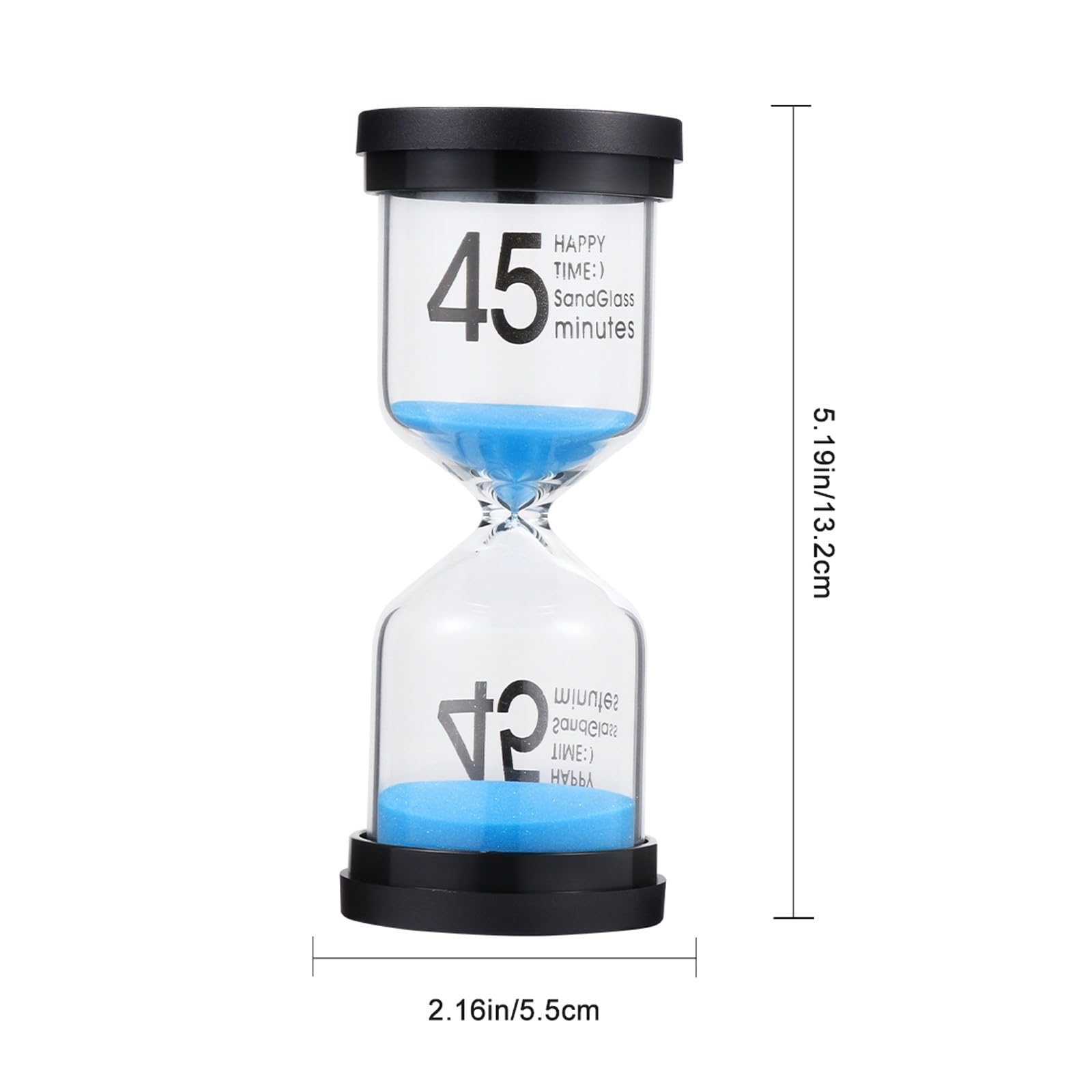 CANIGHT Reloj de y Plástico de Arena Temporizador de Escritorio 3 Piezas Adecuado Concentración para y Ocio