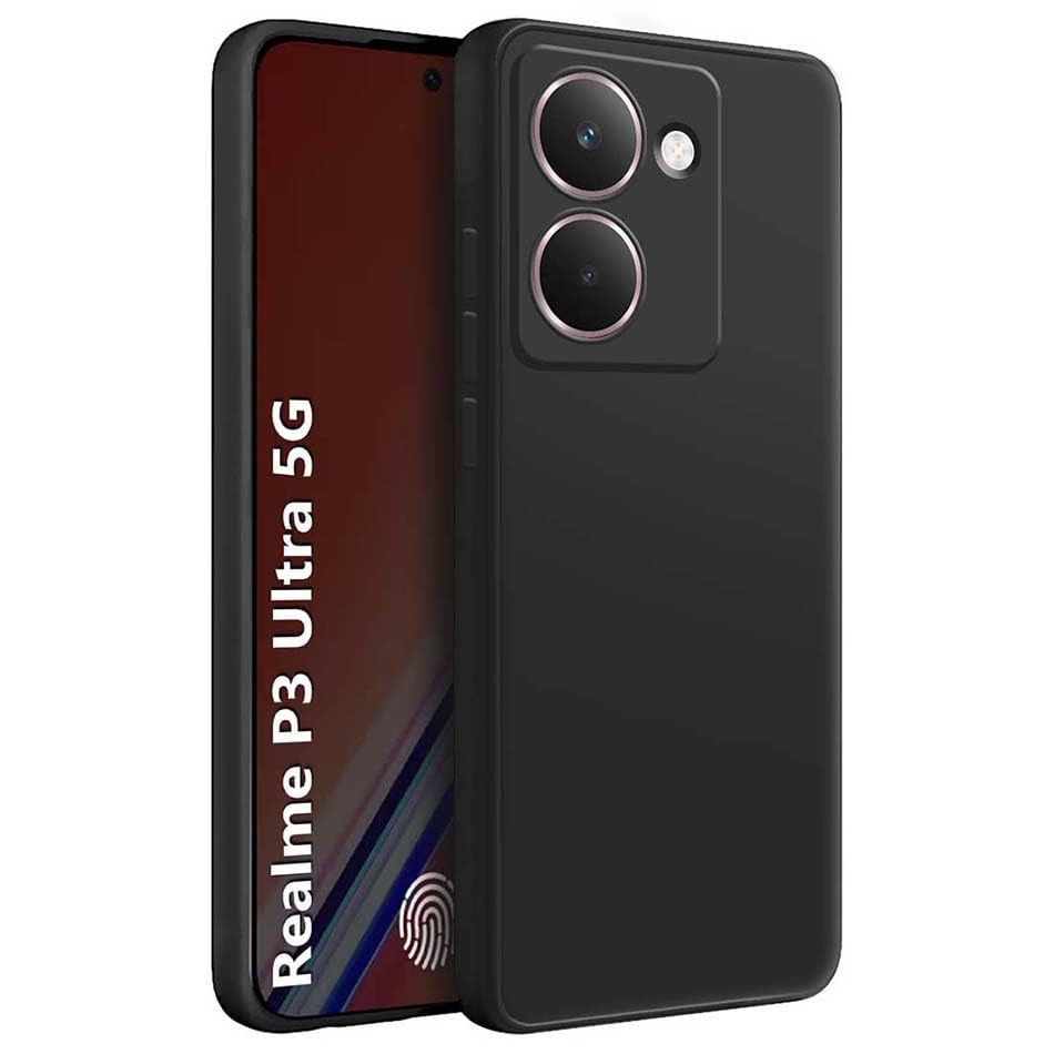 REALME P3 ULTRA 5G BLACK SILICONE COVER