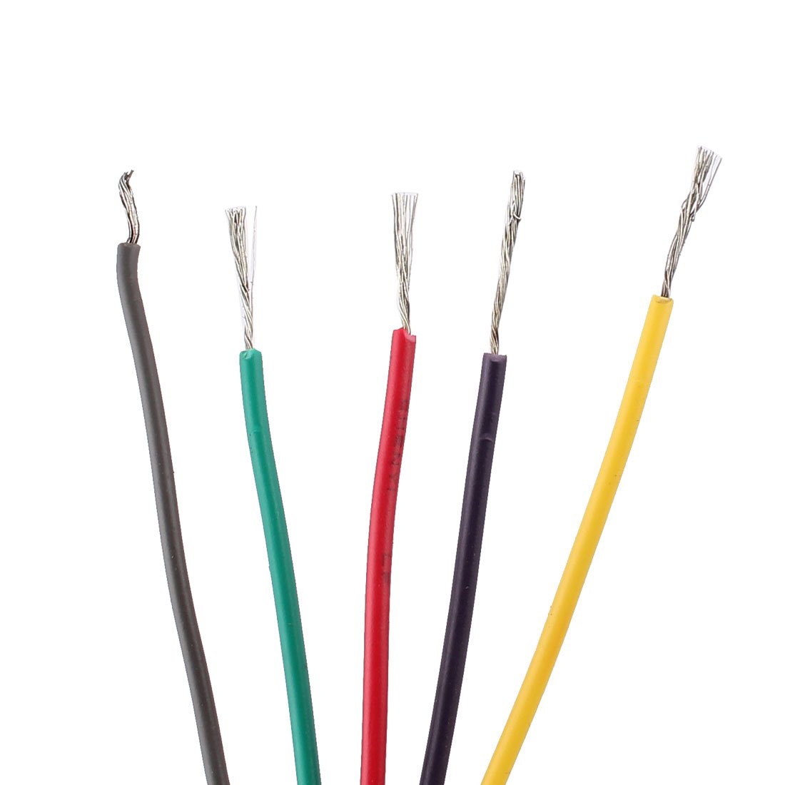 Ruilogod AC 220V 5 alambre verde rojo naranja señal lámpara de torre de zumbador industrial Luz de advertencia