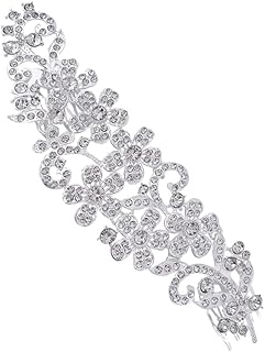 Abaodam Pente de Cabelo de de Cristal Pente de Noiva Pente Noiva Pente de Cabelo Pente de Strô de Cristal Pente de Pente de Noiva para Mulheres