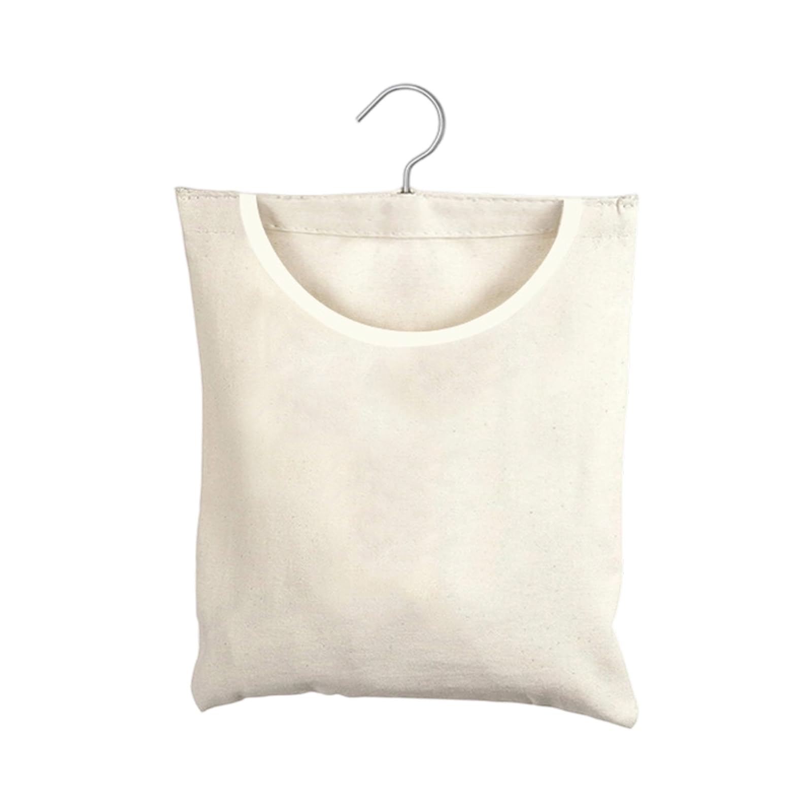 HDOYTXXM Stylish Clothespin Storage Bag Rotatable Hook Sturdy Fabric for Sock Gloves Towel Organization Cotton Canvas Hanging Laundry Bag