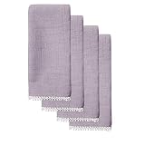 Lenox French Perle Solid Set of 4 Napkins, Violet