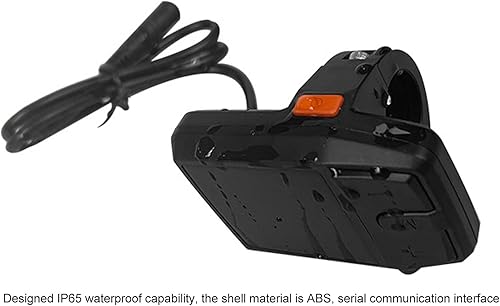 Miniatura 2 de Focket Computadora de bicicleta, pantalla de kilometraje de engranajes de potencia de velocidad IP65, pantalla LCD de bicicleta eléctrica DC 24 V 36