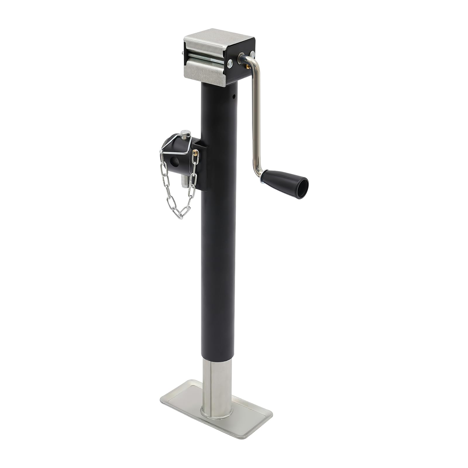 Supporto per rimorchio, set di piedini di sostegno con manovella, per rimorchio auto, massimo 5000 lbs,57 – 94 cm, regolabile in altezza