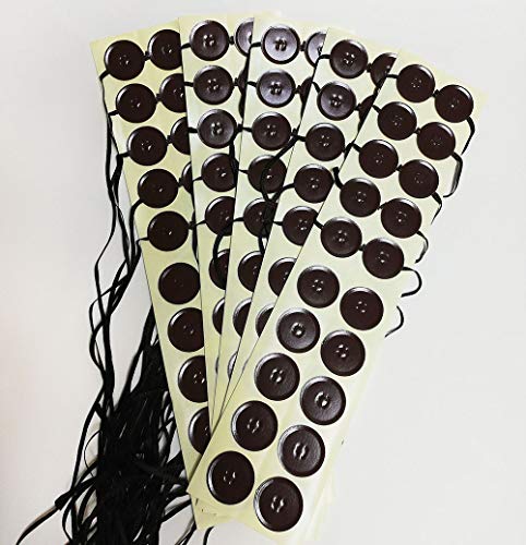 Self-Adhesive Button Fastener, String-Tie Button, Eyelet Button, String Fastener For Envelopes (100Pcs) – Add Function & Ease To The Envelopes #TOP1