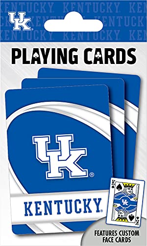 Image of MasterPieces Family Games - NCAA Kentucky Wildcats Playing Cards - Officially Licensed Playing Card Deck For Adults, Kids And Family