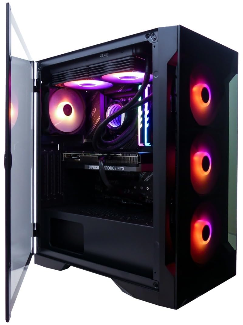 Bitbull Ordenador gaming – Intel Core i9-12900K 16-Core – NVIDIA GeForce RTX 5060 8GB – refrigeración por agua – 32 GB DDR4 RAM – 1TB NVMe SSD – Windows 11 Pro – Gamdias Talos E2 Elite