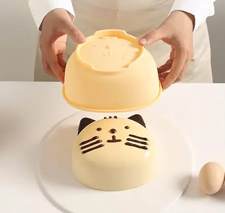 Cute Kitten 6 In Silicone Cake Mold Pan,...