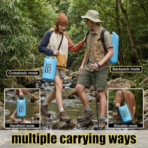 Image of Floating Waterproof Dry Bag for Kayaking Boating Paddle Boarding