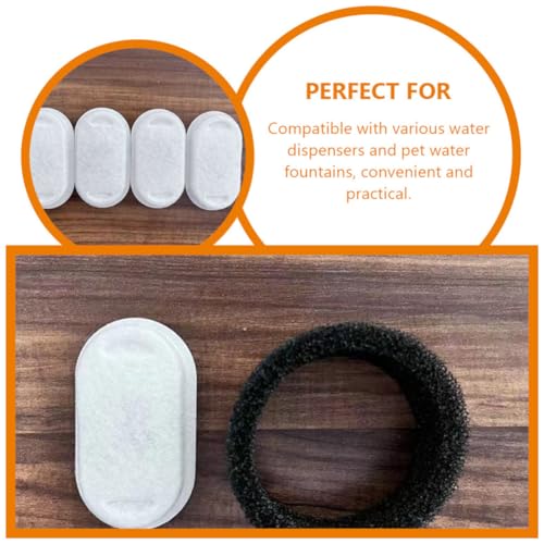 Filtro para Dispensador de Agua para Gatos y Perros con Algodón Negro 8