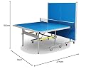 GYMNCO Perfect Wood Table Tennis Table with Levellers Top 18 mm TT Table Cover + 2 TT Racket & Balls gallery image