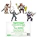 PlayMates Teenage Mutant Ninja Turtles Classic Movie Star Mutants 4-Pack Bundle Toys