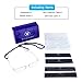 LifeArt Blue Light Blocking Reading Glasses, 2 or 4-Pack Men’s and Women’s Rectangular Frame, Anti-Reflective Lenses, +1.50Magnifaction