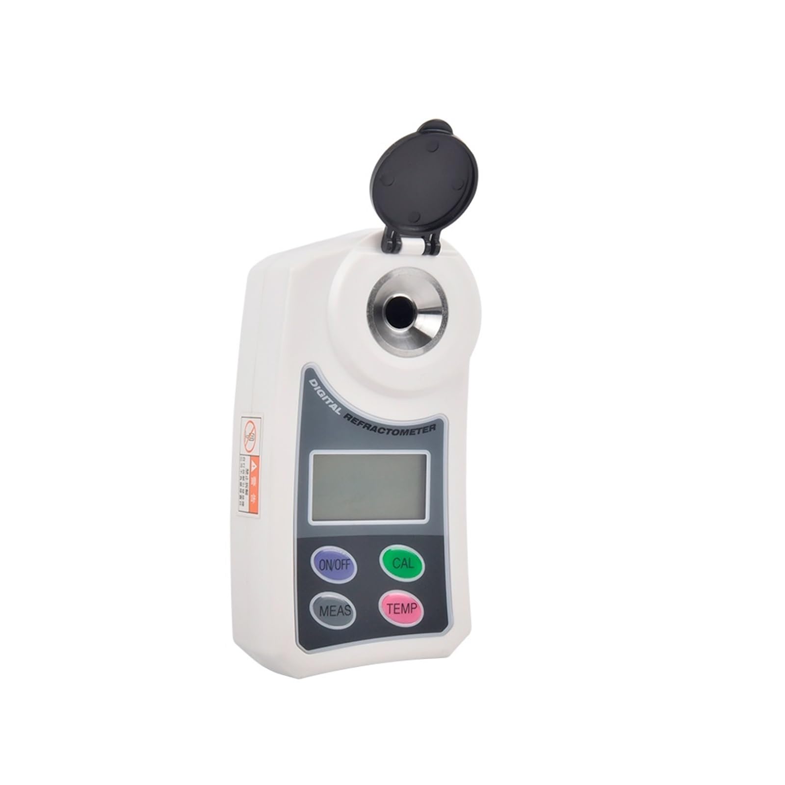 Brix Refraktometer, Digitales Brix-Refraktometer Flagfront Brix-Messgerät Refraktometer Automatische Temperaturkompensation Brix-Refraktometer 0,0-55 % Brix-Zuckertester 0,2 Brix-Genauigkeit for Weinh
