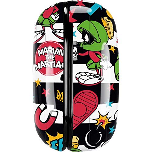 Skinit Decal Audio Skin Compatible with Samsung Galaxy Buds Pro - Officially Licensed Warner Bros Marvin The Martian Striped Patches Design