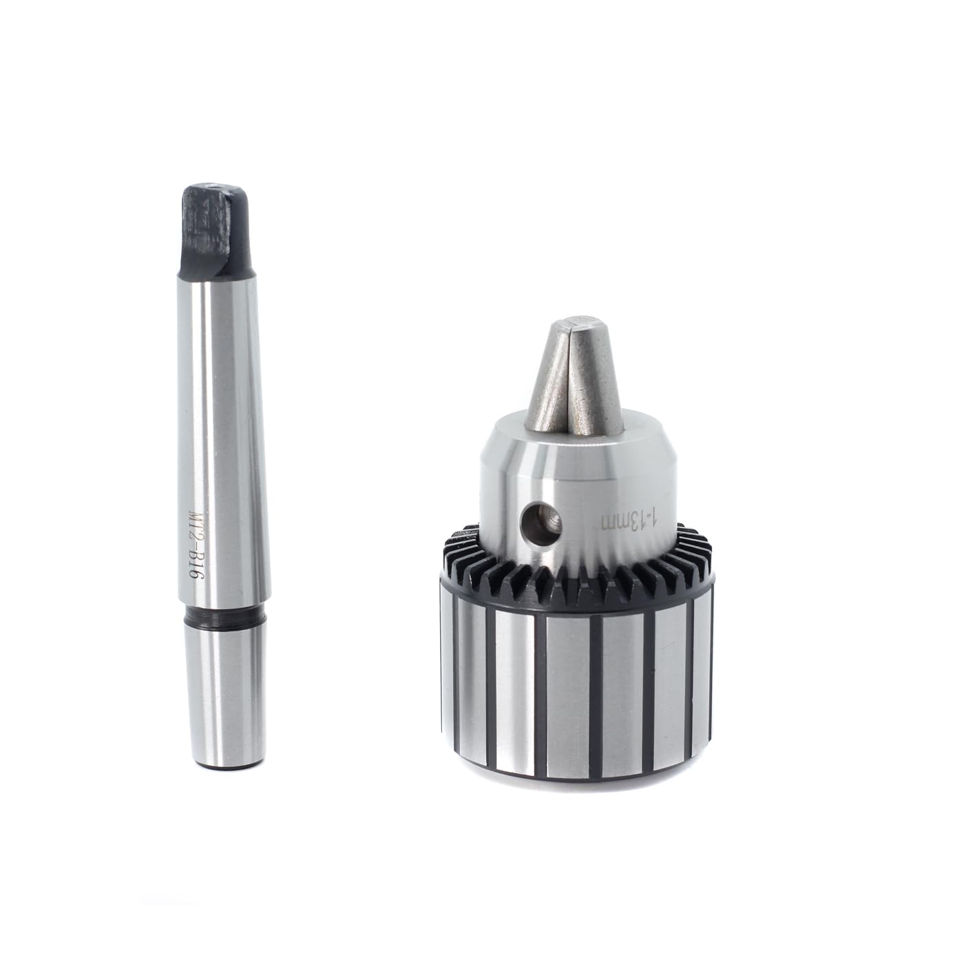 Portabrocas JESTUOUS B16 tipo llave de 1/2 pulgada (1-13 mm) con mandriles MT2 Morse cónico resistente