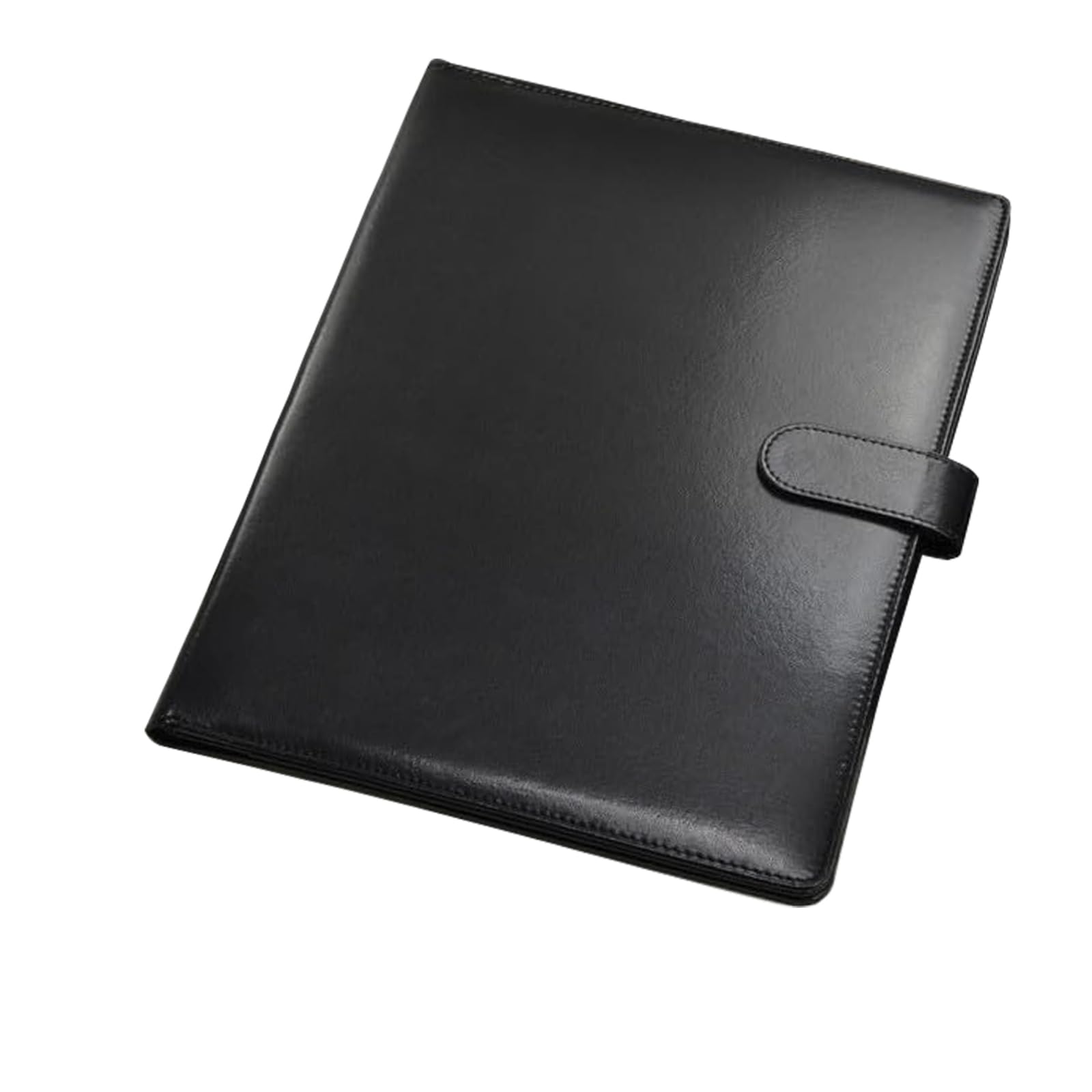Porte Documents Porte Bloc A4, Porte Document Pu Cuir Porte-formulaires avec Fermeture Magnétique pour L'école, Bureau (Noir)