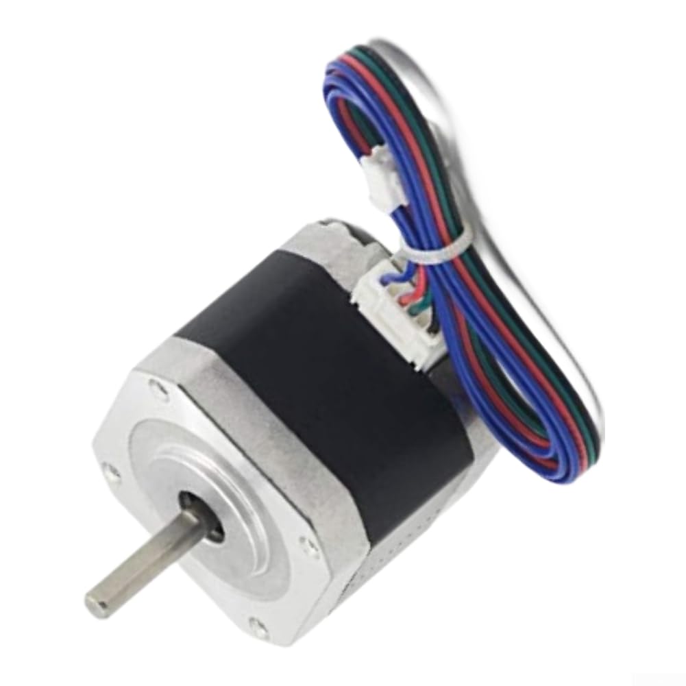 Para Nema 17 motor paso a paso 42 x 60 mm bipolar 1,8 grados para Nema | Ángulo de paso de 1,8°, posicionamiento preciso, ideal para impresión 3D, funcionamiento suave, alta precisión