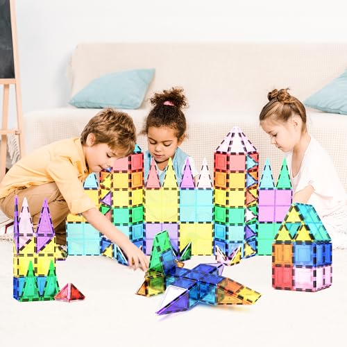 Picassotiles PT100 100 Piece Magnetic Playboards Tiles Set Magnet Toys thumb #1