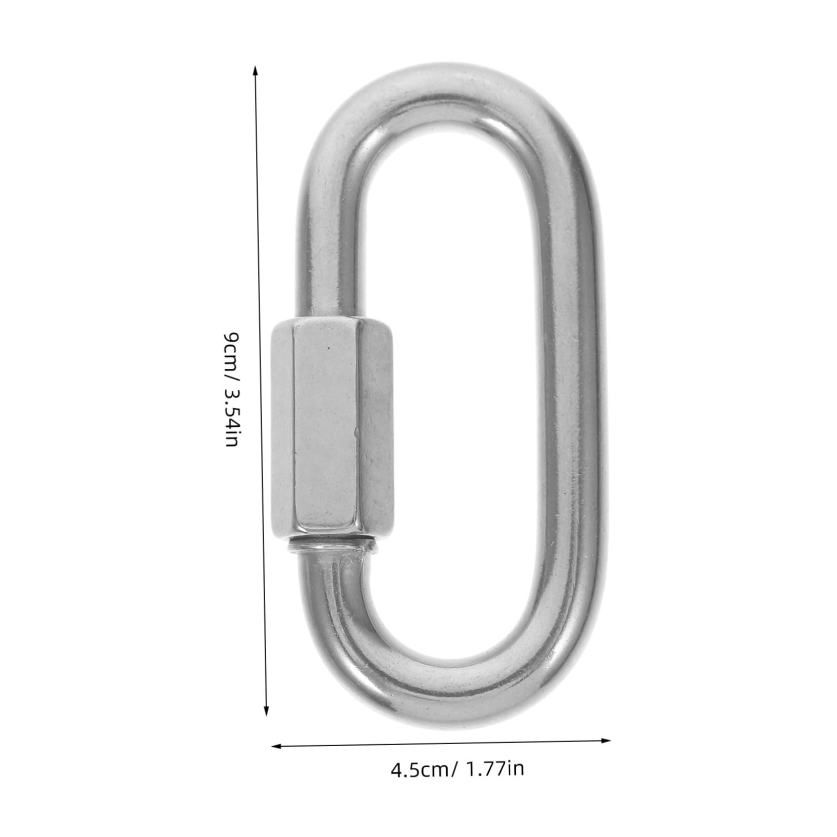 ERINGOGO 10-Pack Stainless Steel Chain Connectors Quick Link Chain Connectors for Heavy Duty Applications