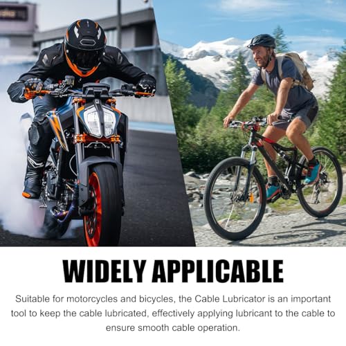 image for Yourkar Cable Luber Tool, Motorcycle Cable Luber Tool for Brake Cable 