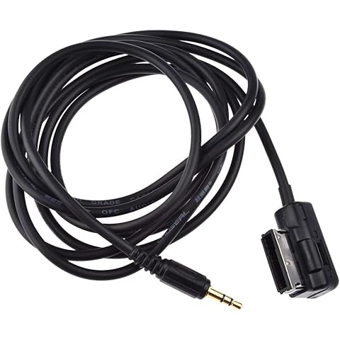 AUX Cable Adapter, 2M Music Interface MDI AMI 3.5mm Jack Aux-IN MP3 AUX Cable Adapter Compatible with A1 A3 A4L A5 A6L A8 Q3 Q5 Q7 TT & Volksw-age Cover