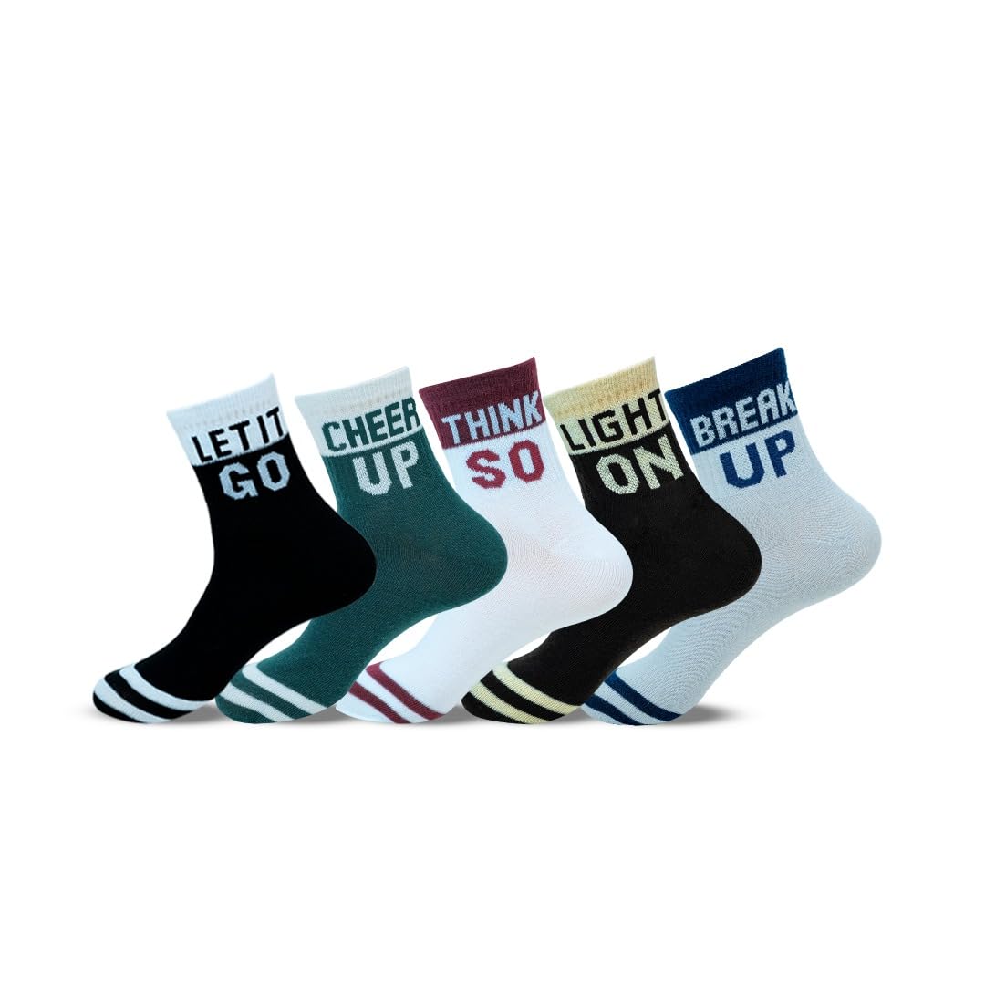 mojaah Essentials BOLD SERIES (Pack of 5) Cotton Ankle Socks for Men & Women | Breathable Moisture Wicking Ankle Socks | Soft, Stretchable | Casual, Gym, Running & Sports Socks | Skin-Friendly-picture-13
