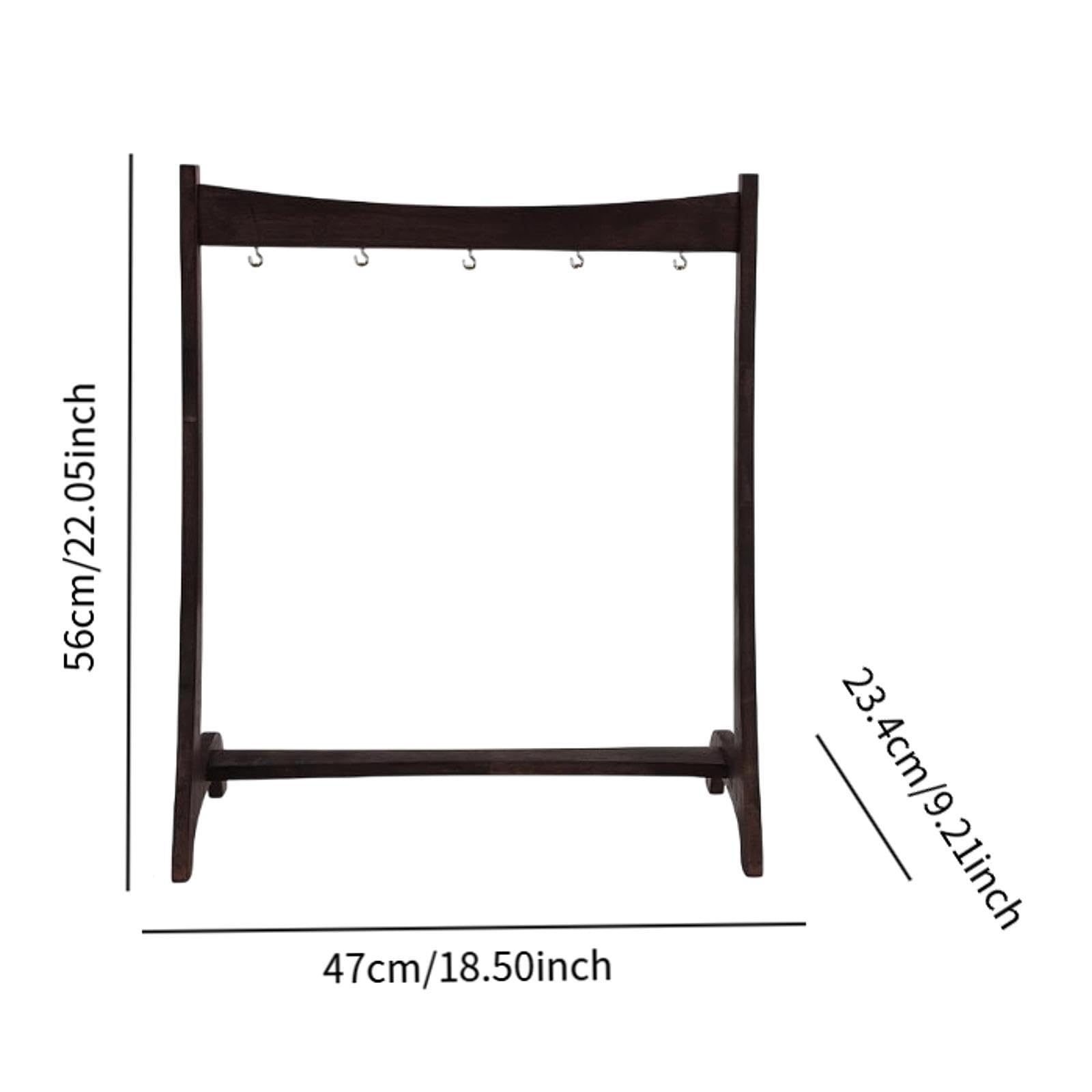 Supporto per Carillon da Tavolo con Base in Legno Resistente Appendi Decorazioni Floreali Porta Penna Calligrafica Portapiante Ornamentale Adatto per