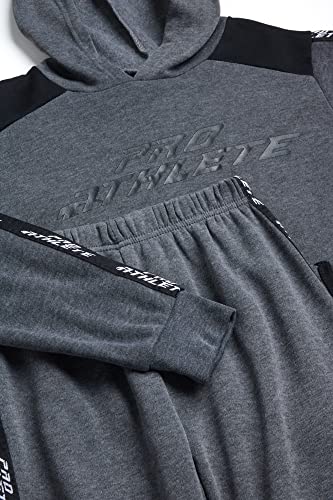 Pro Athlete Boys Sweatsuit Set - 2 Piece Fleece Pullover Graphic Hoodie and Boys Joggers Sweatpants Activewear (Sizes: 2T-16)3