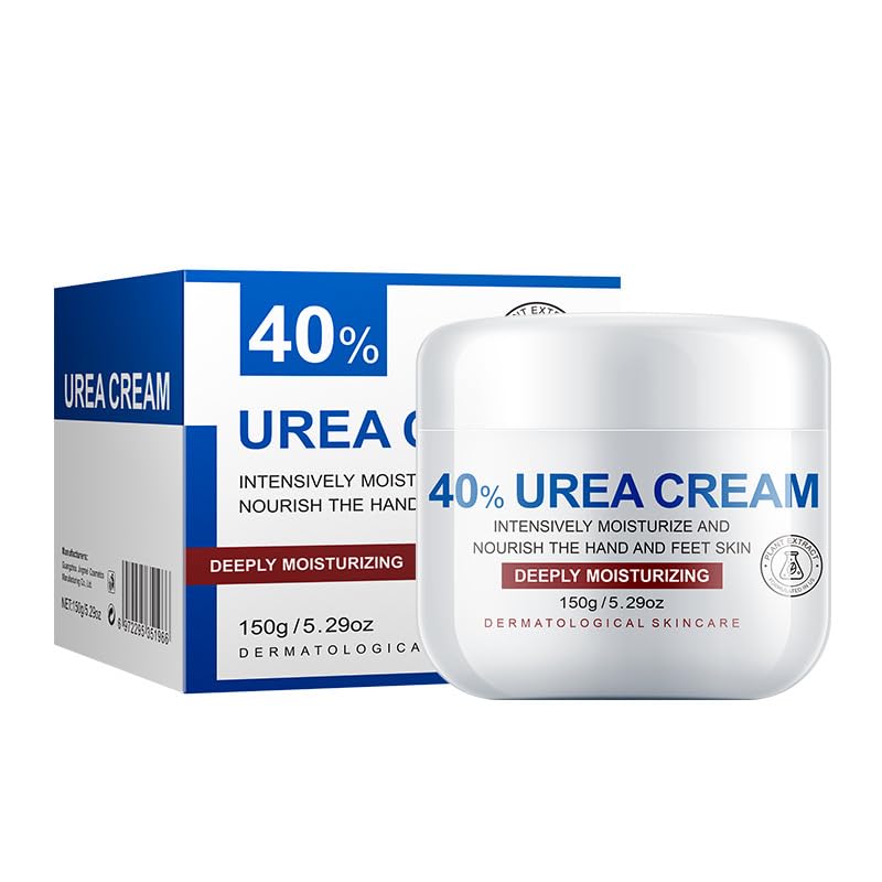 Crema de Urea al 40% para Pies - Tratamiento Intensivo Pies Secos y Talones Agrietados | Reparadora e Hidratante Profunda | Elimina Callos y Durezas | 150 ml (Pack 1 Unidad)